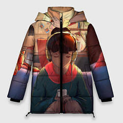Куртка зимняя женская Дома, цвет: 3D-черный