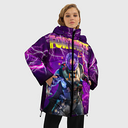 Куртка зимняя женская Fortnite Cyclo Outfit, цвет: 3D-красный — фото 2