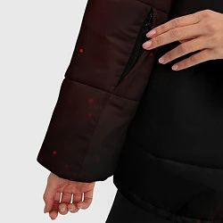 Куртка зимняя женская LIL PEEP ЛИЛ ПИП, цвет: 3D-красный — фото 2