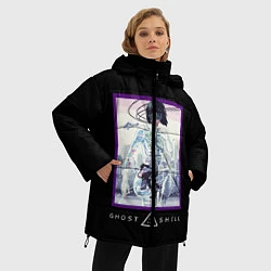 Куртка зимняя женская Призрак в доспехах, цвет: 3D-черный — фото 2