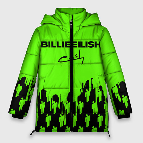 Женская зимняя куртка BILLIE EILISH БИЛЛИ АЙЛИШ / 3D-Черный – фото 1