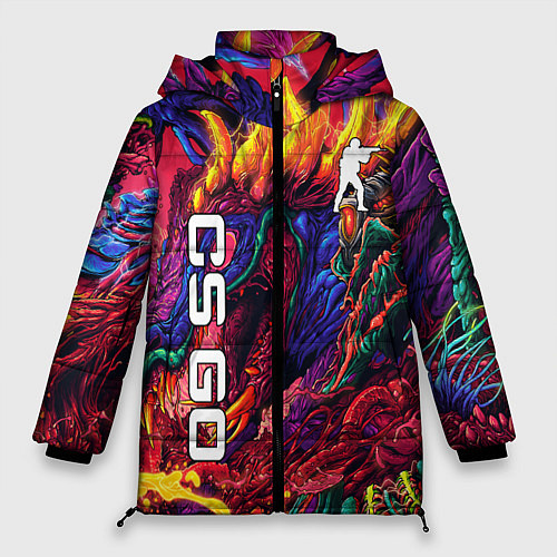 Женская зимняя куртка CS GO l COUNTER STRIKE / 3D-Черный – фото 1