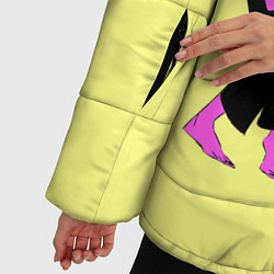 Куртка зимняя женская Криминальное чтиво, цвет: 3D-черный — фото 2