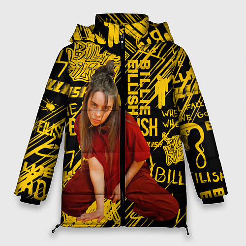 Женская зимняя куртка Billie Eilish / 3D-Черный – фото 1