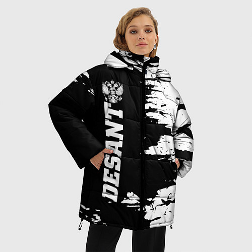 Женская зимняя куртка Десант / 3D-Светло-серый – фото 3