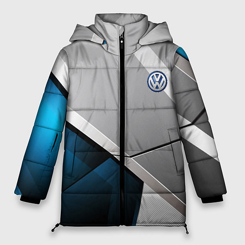 Женская зимняя куртка VOLKSWAGEN / 3D-Черный – фото 1