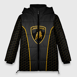 Куртка зимняя женская Ламборгини, цвет: 3D-черный