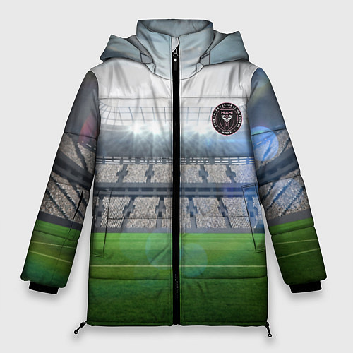 Женская зимняя куртка FC INTER MIAMI / 3D-Черный – фото 1