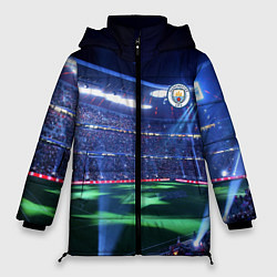 Куртка зимняя женская FC MANCHESTER CITY, цвет: 3D-красный