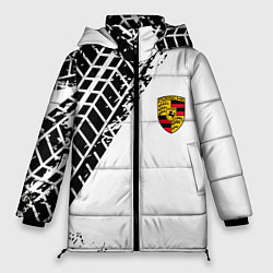 Куртка зимняя женская PORSCHE, цвет: 3D-красный