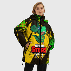 Куртка зимняя женская Brawl STARS, цвет: 3D-черный — фото 2