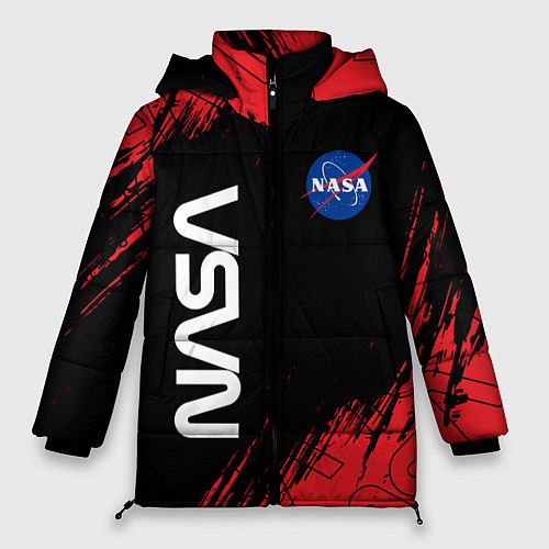 Женская зимняя куртка NASA НАСА / 3D-Черный – фото 1