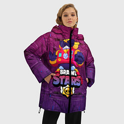 Куртка зимняя женская Surge Brawl Stars, цвет: 3D-черный — фото 2