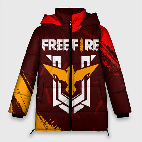 Женская зимняя куртка FREE FIRE ФРИ ФАЕР / 3D-Черный – фото 1