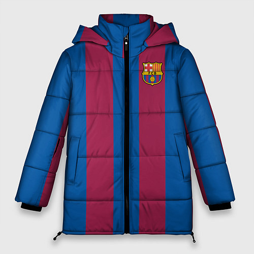 Женская зимняя куртка FC Barcelona 2021 / 3D-Черный – фото 1