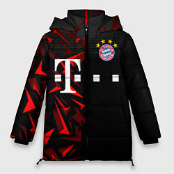 Куртка зимняя женская FC Bayern Munchen Форма, цвет: 3D-черный