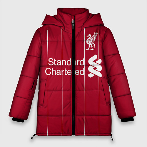 Женская зимняя куртка Liverpool FC / 3D-Черный – фото 1