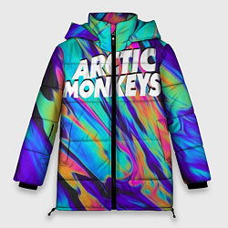 Куртка зимняя женская ARCTIC MONKEYS, цвет: 3D-черный