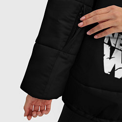 Куртка зимняя женская WE GO TO THE NEW WORLD!, цвет: 3D-светло-серый — фото 2