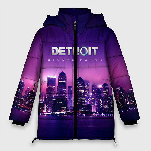 Женская зимняя куртка Detroit Become Human S / 3D-Черный – фото 1