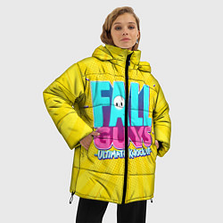 Куртка зимняя женская Fall Guys, цвет: 3D-красный — фото 2