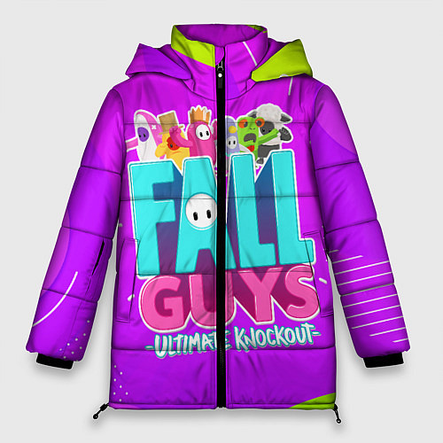 Женская зимняя куртка Fall Guys / 3D-Черный – фото 1