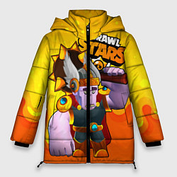 Куртка зимняя женская Brawl Stars Фрэнк Викинг, цвет: 3D-черный