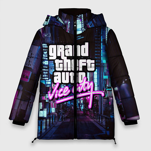 Женская зимняя куртка GTA / 3D-Черный – фото 1