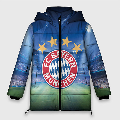 Женская зимняя куртка Бавария Мюнхен / 3D-Черный – фото 1