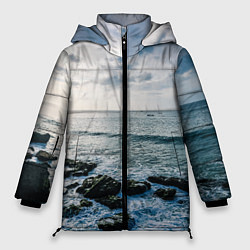 Куртка зимняя женская Море, цвет: 3D-светло-серый