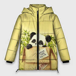 Куртка зимняя женская Заказывали Панду? ?, цвет: 3D-красный