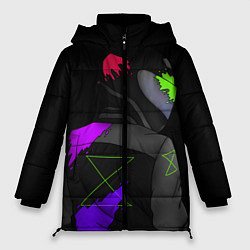 Куртка зимняя женская Байкер, цвет: 3D-светло-серый