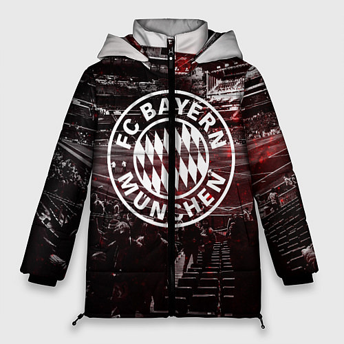 Женская зимняя куртка FC BAYERN MUNCHEN / 3D-Черный – фото 1