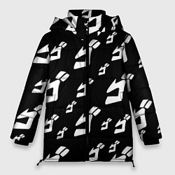 Куртка зимняя женская JoJo Bizarre Adventure, цвет: 3D-черный