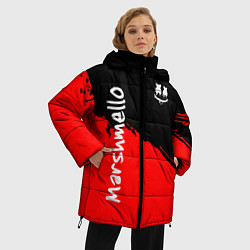 Куртка зимняя женская Marshmello, цвет: 3D-черный — фото 2