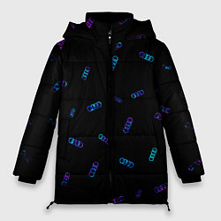 Куртка зимняя женская AUDI АУДИ, цвет: 3D-черный