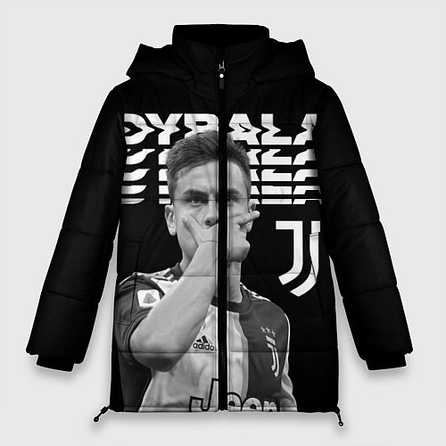 Женская зимняя куртка Paulo Dybala / 3D-Черный – фото 1