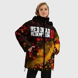 Куртка зимняя женская RED DEAD REDEMPTION 2, цвет: 3D-красный — фото 2