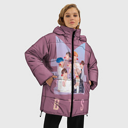 Куртка зимняя женская BTS, цвет: 3D-светло-серый — фото 2