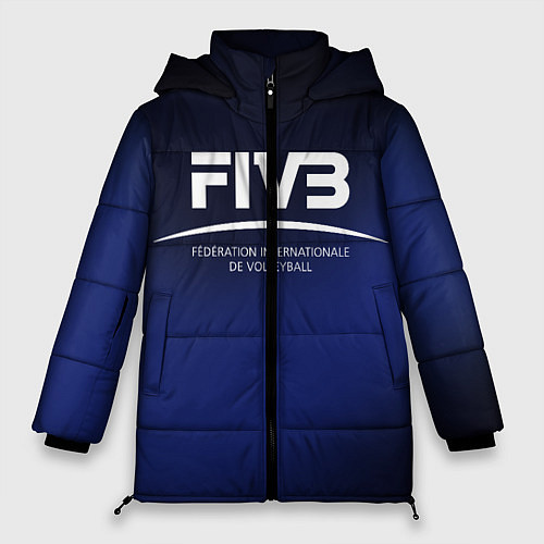 Женская зимняя куртка FIVB Volleyball / 3D-Черный – фото 1