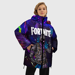 Куртка зимняя женская FORTNITE x RAVEN, цвет: 3D-черный — фото 2