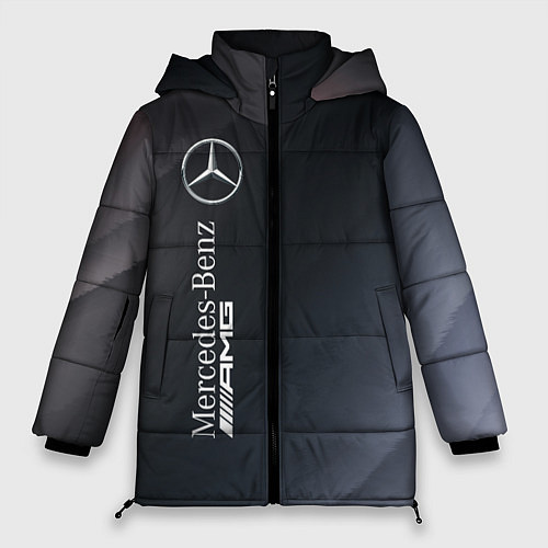 Женская зимняя куртка MERCEDES МЕРСЕДЕС / 3D-Черный – фото 1