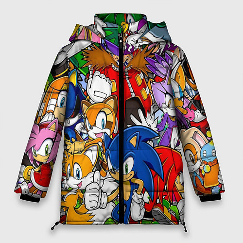 Женская зимняя куртка Sonic / 3D-Черный – фото 1