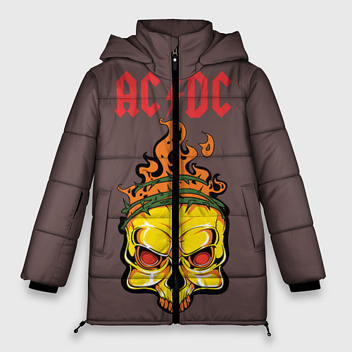 Женская зимняя куртка ACDC / 3D-Черный – фото 1
