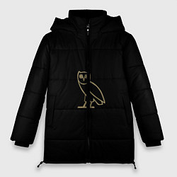 Куртка зимняя женская Сова, цвет: 3D-черный