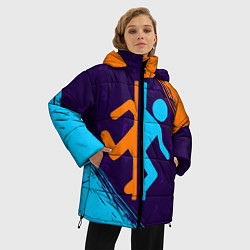 Куртка зимняя женская PORTAL ПОРТАЛ, цвет: 3D-черный — фото 2
