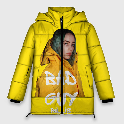 Женская зимняя куртка Billie Eilish Билли Айлиш / 3D-Черный – фото 1