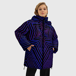 Куртка зимняя женская BRING ME THE HORIZON GLITCH, цвет: 3D-черный — фото 2