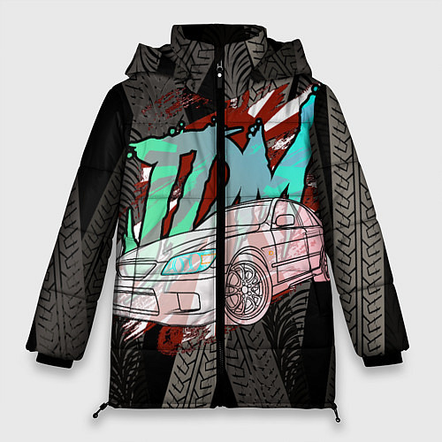 Женская зимняя куртка JDM Toyota Altezza / 3D-Черный – фото 1