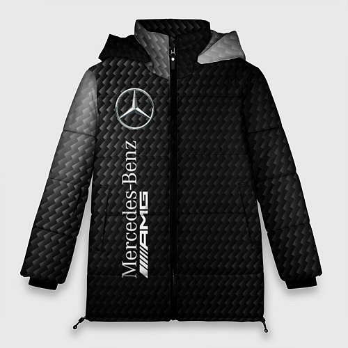 Женская зимняя куртка MERCEDES МЕРСЕДЕС / 3D-Черный – фото 1